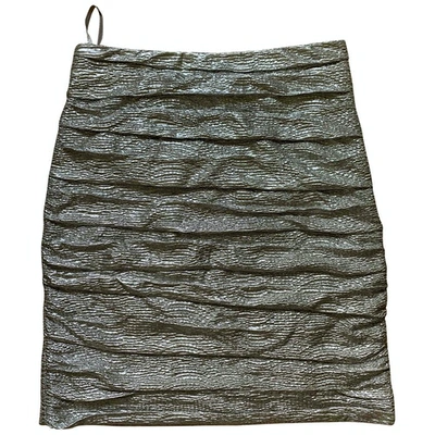 Pre-owned Steffen Schraut Mini Skirt In Silver