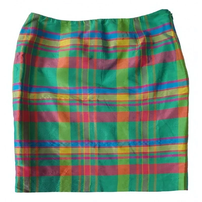 Pre-owned Lauren Ralph Lauren Silk Mid-length Skirt In Multicolour
