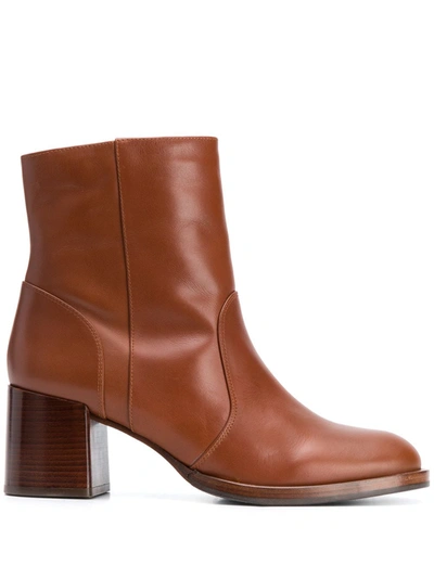 Chie Mihara 70mm Tula Boots In Brown
