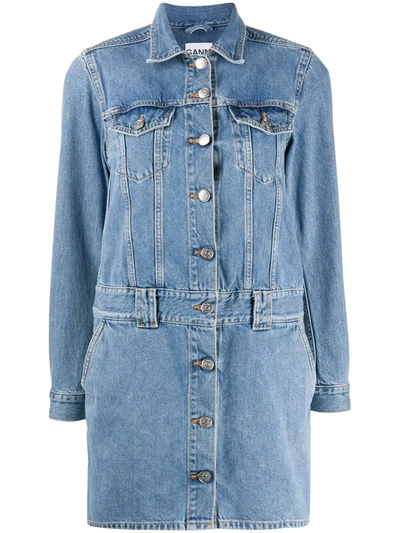white christmas dresses Light Denim Long Dress main image 0