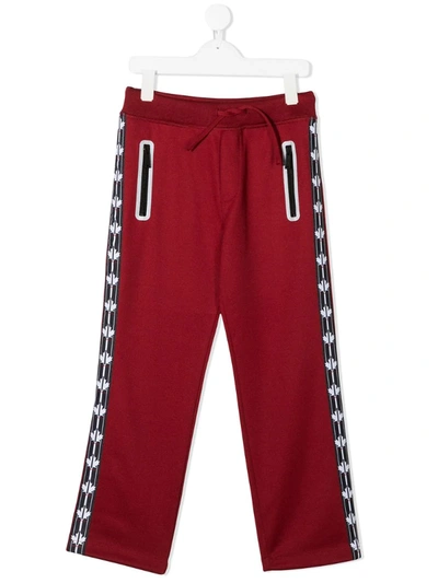 Dsquared2 Kids' Side Stripe Joggers In Rosso