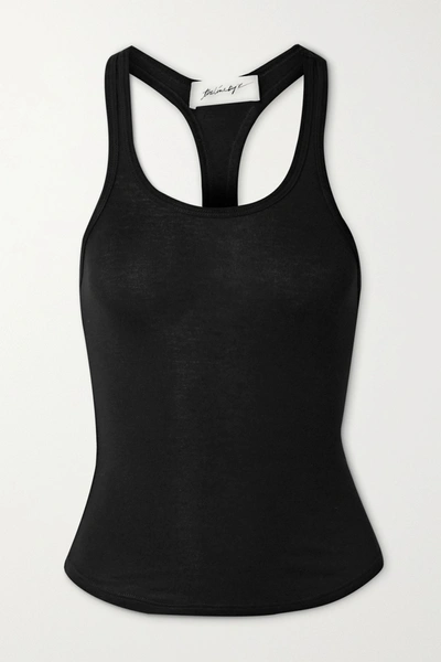 The Line By K Sophie Stretch-jersey Tank In Black