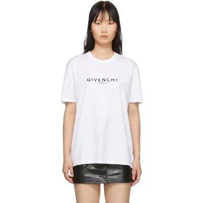 Givenchy White Vintage T-shirt In 100 White