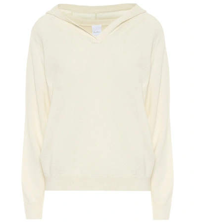 Max Mara Leisure Kiss Cashmere Hoodie In Cream