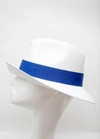 Carmen Sol Dolores Packable Fedora Hat In Dark Blue
