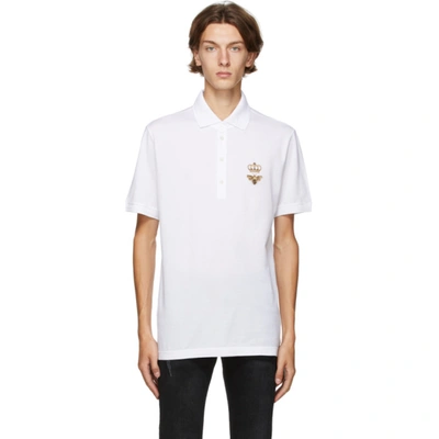 Dolce & Gabbana White Dna Polo