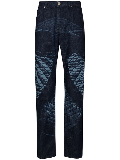 Stefan Cooke X Lee Printed Slim-leg Jeans In Blue