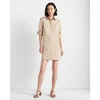 Club Monaco Strawberta Dress In Khaki