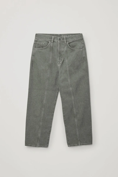 Cos Wide Organic Cotton Jeans In Green