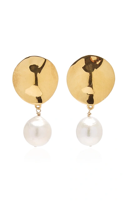 Agmes Women's Stella Baroque Gold Vermeil Earrings
