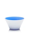 Nason Moretti Lidia Small Glass Bowl In Brown,blue