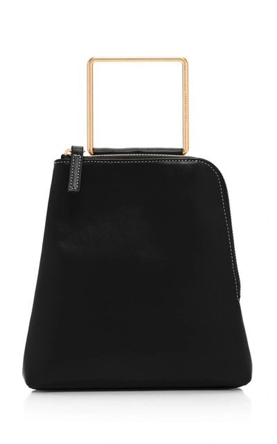 Marge Sherwood Breeze Leather Top Handle Bag In Black
