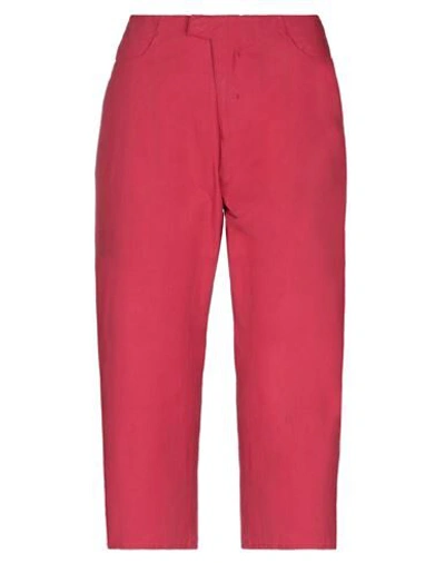 Arena Cropped Pants & Culottes In Red