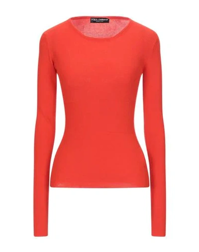 Dolce & Gabbana Sweaters In Red