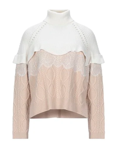 Fendi Turtleneck In Ivory