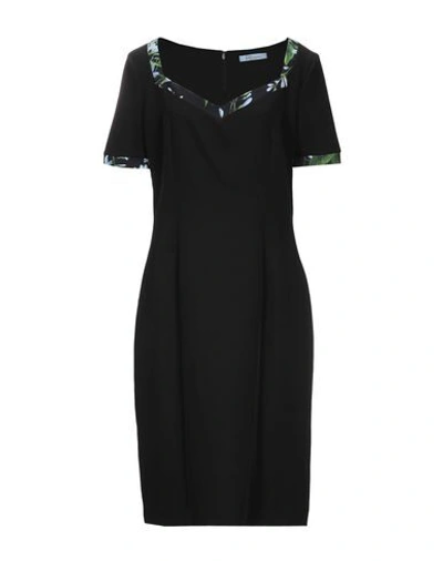 Blumarine Midi Dresses In Black