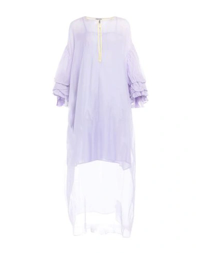 Thierry Colson Long Dress In Lilac
