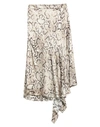 Pinko Midi Skirts In White