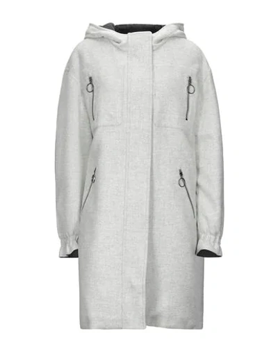 Eleventy Coat In Light Grey