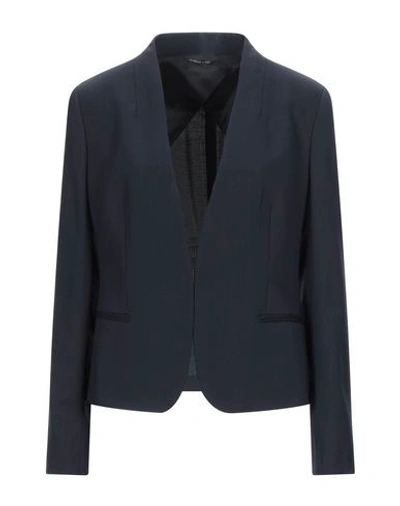 Tonello Suit Jackets In Dark Blue