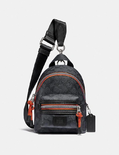 COACH COACH ACADEMY BACKPACK 15 IN SIGNATURE CANVAS 3124 P31