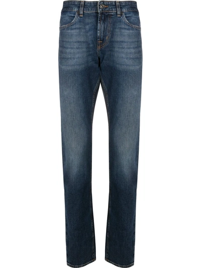 7 For All Mankind Brett Straight-leg Jeans In Blue