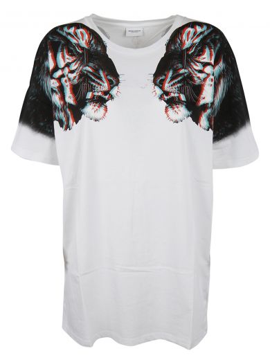 Marcelo Burlon County Of Milan Marcelo Burlon Tiger Print T-shirt In ...
