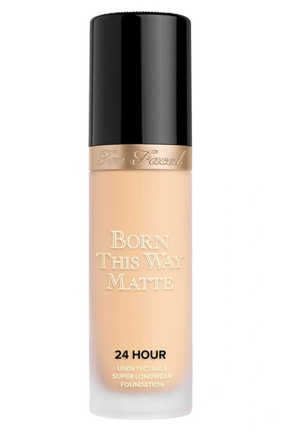 Too Faced Born This Way Matte Longwear Liquid Foundation Makeup Almond 1 oz / 30 ml In Almond