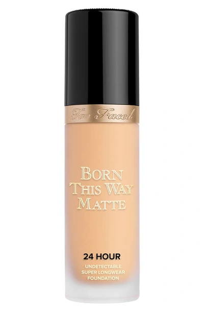 Too Faced Born This Way Matte Longwear Liquid Foundation Makeup Light Beige 1 oz / 30 ml