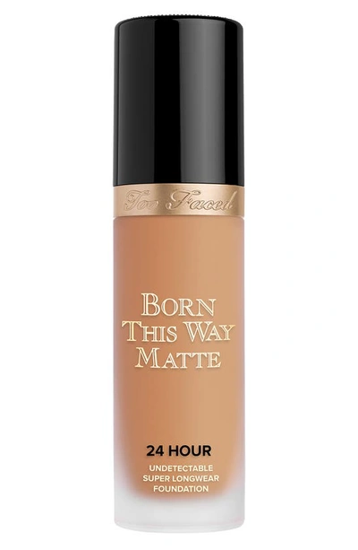 Too Faced Born This Way Matte Longwear Liquid Foundation Makeup Honey 1 oz / 30 ml