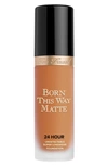 Too Faced Born This Way Matte Longwear Liquid Foundation Makeup Chestnut 1 oz / 30 ml