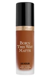 Too Faced Born This Way Matte Longwear Liquid Foundation Makeup Truffle 1 oz / 30 ml
