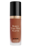 Too Faced Born This Way Matte Longwear Liquid Foundation Makeup Sable 1 oz / 30 ml