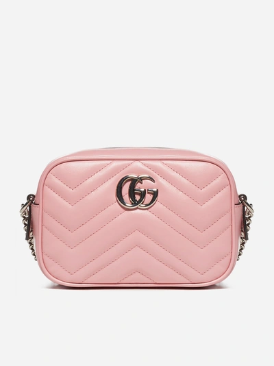 Gucci Borsa A Tracolla Mini Gg Marmont In Pelle Matelasse'