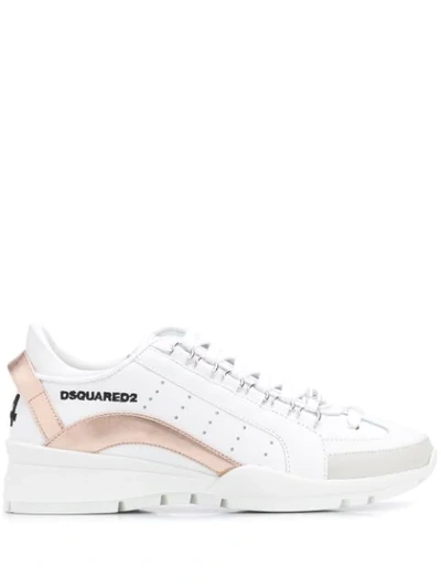 Dsquared2 551 Trainers In White Leather