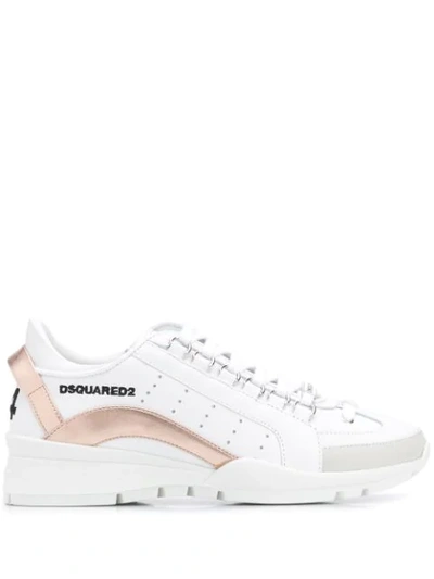 Dsquared2 551 Sneakers In White Leather