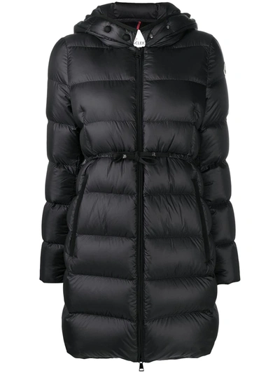 Moncler Bannec Belted Waist Jacket In Black