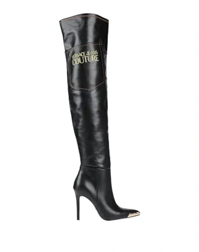 Versace Jeans Boots In Black