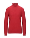 Grey Daniele Alessandrini Turtleneck In Red