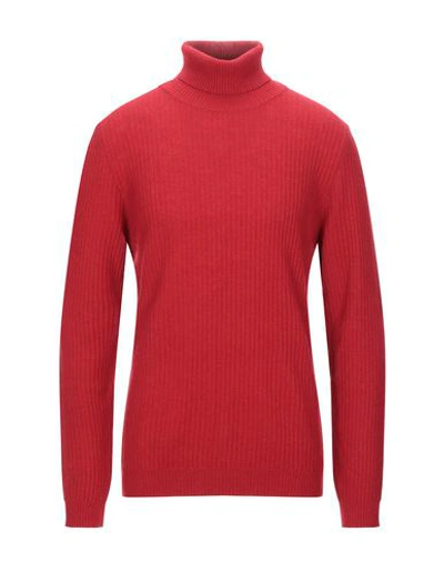 Grey Daniele Alessandrini Turtleneck In Red