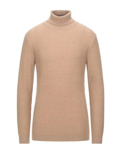 Grey Daniele Alessandrini Turtleneck In Beige