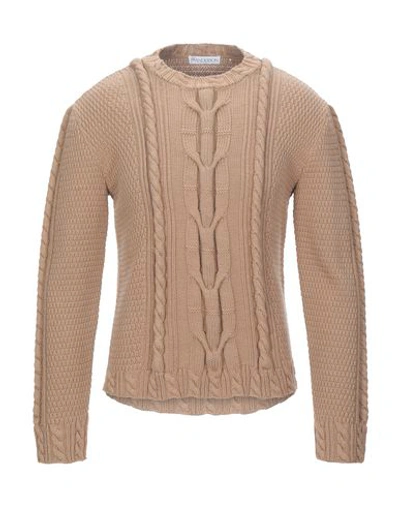 Jw Anderson Sweaters In Camel