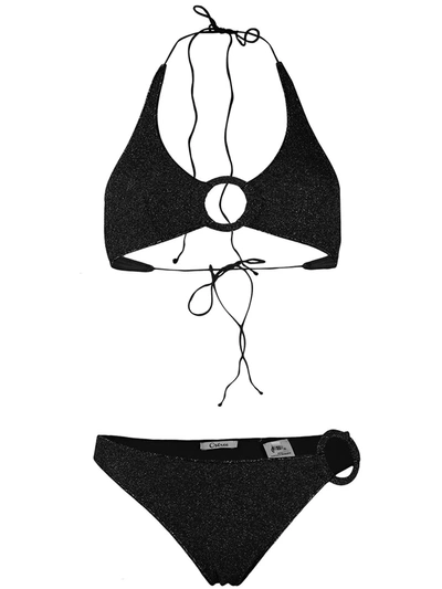 Oseree Oséree Lumiere Bikini Set In Black