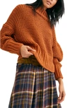 Free People My Only Sunshine Sweater In Tuscan Earth