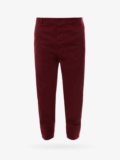 Dsquared2 Trouser In Red
