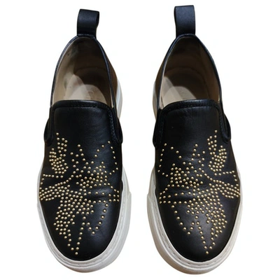Pre-owned Chloé Black Leather Trainers