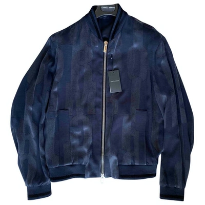Pre-owned Giorgio Armani Jacket In Blue