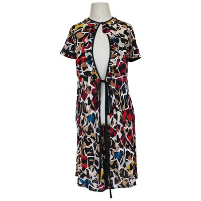 Pre-owned Diane Von Furstenberg Silk Dress In Multicolour