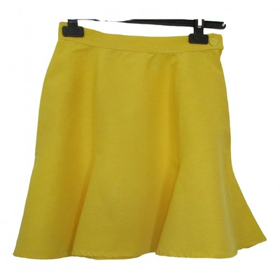 Pre-owned Philosophy Di Alberta Ferretti Mini Skirt In Yellow