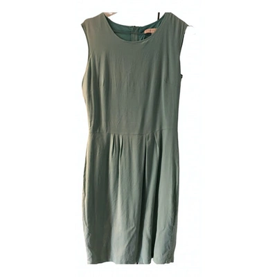 Pre-owned Essentiel Antwerp Green Silk Dress